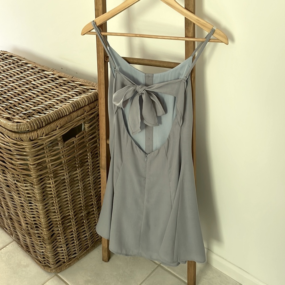 Boutique Slate Blue Dress | Size Small